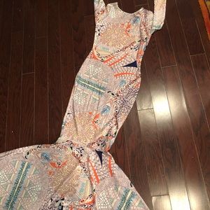 Gorgeous multicolored dress, gown length‼️